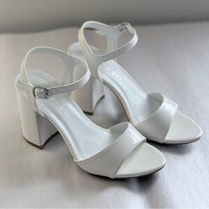 Madden Girl Women's Size 6 White Block Heels